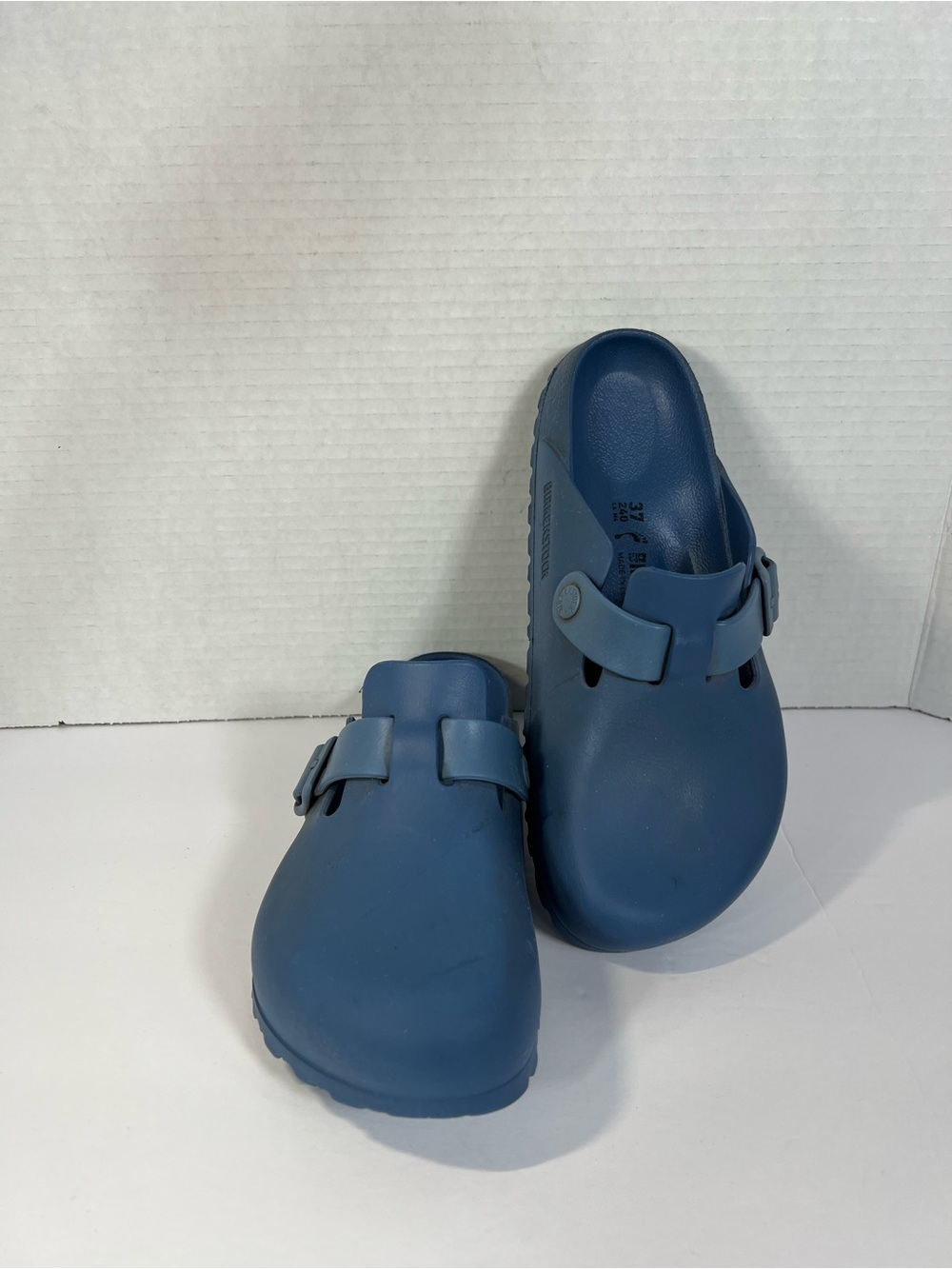 Birkenstock Boston Essentials EVA Blue Clogs EU 37 US 6-6.5